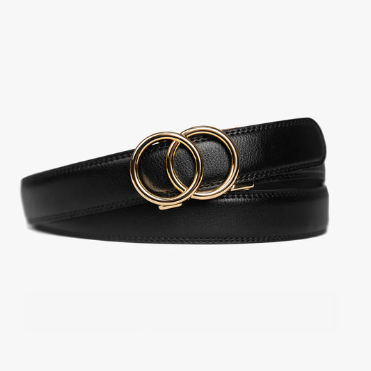 Ceinture Élégance Ajustable Siléa — Noire